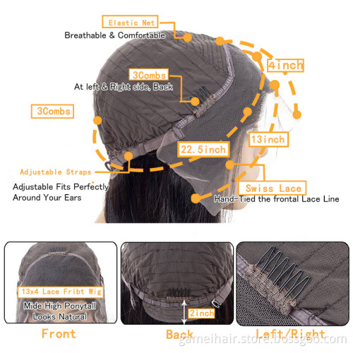 Kinky Curly Virgin Human Hair Short Bob Lace Front Wig Vendor Brazilian Cuticle Aligned Hair Extension Bob Wigs For Black Women